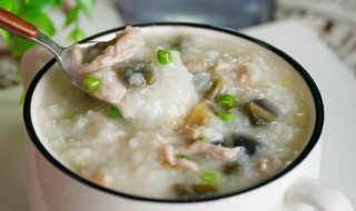 皮蛋瘦肉粥的功效