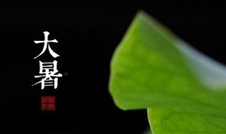大暑防上火（大暑注意防暑）
