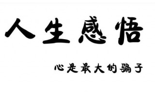 人生感悟经典格言（人生感悟经典格言简短）