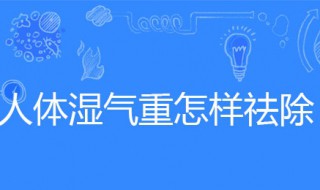 人体湿气重怎样祛除 人体湿气重怎样祛除吃什么药好