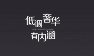 低调奢华有内涵下一句（低调奢华有内涵下一句怎么说）